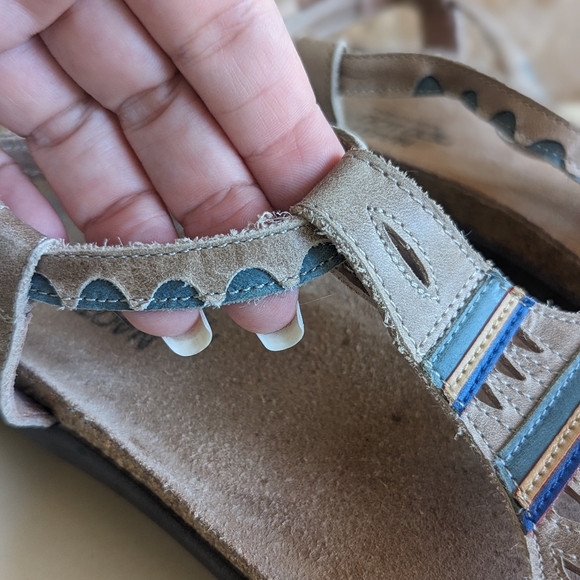 Naot 42 Odelia Bohemian Sandals Cork Comfort Shoes Adjustable Luxury - Picture 5 of 14